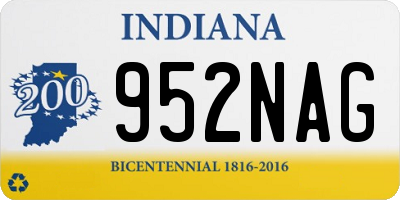 IN license plate 952NAG