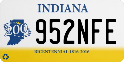 IN license plate 952NFE