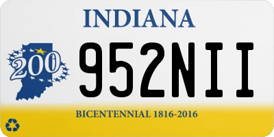 IN license plate 952NII
