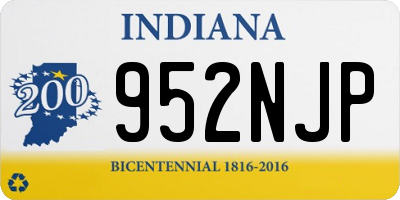 IN license plate 952NJP