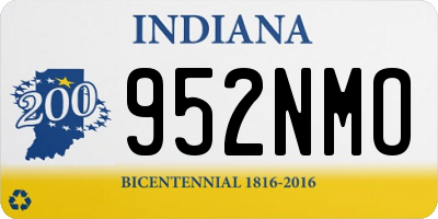 IN license plate 952NMO