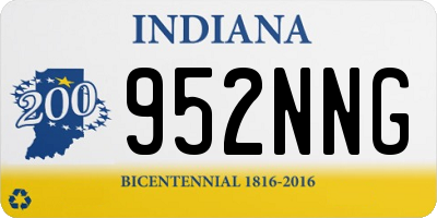 IN license plate 952NNG