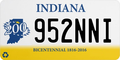 IN license plate 952NNI
