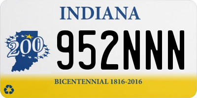 IN license plate 952NNN