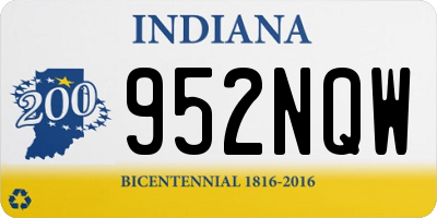 IN license plate 952NQW