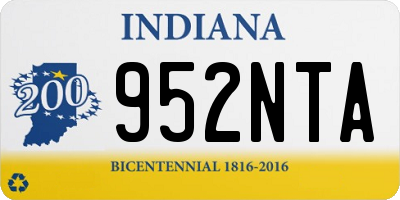 IN license plate 952NTA