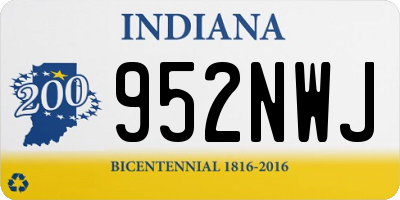 IN license plate 952NWJ