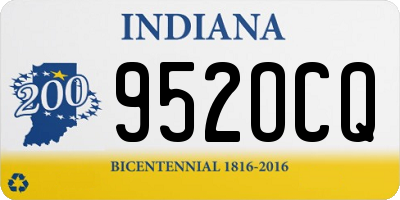 IN license plate 952OCQ