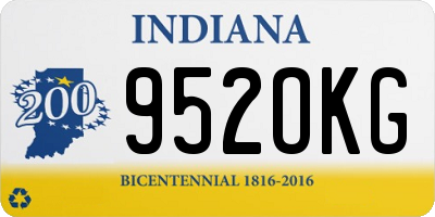 IN license plate 952OKG