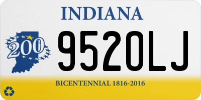 IN license plate 952OLJ