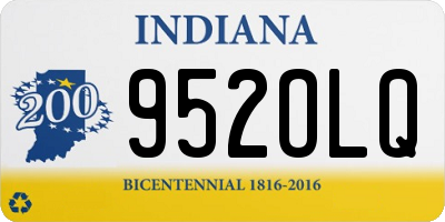 IN license plate 952OLQ
