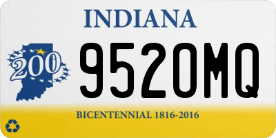 IN license plate 952OMQ