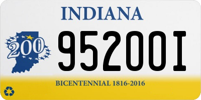 IN license plate 952OOI