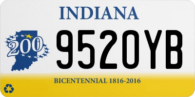 IN license plate 952OYB