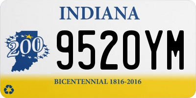 IN license plate 952OYM