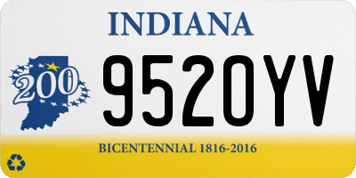IN license plate 952OYV