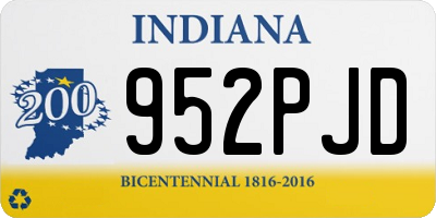 IN license plate 952PJD