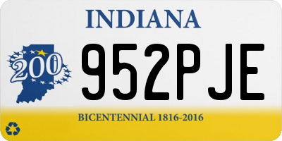IN license plate 952PJE