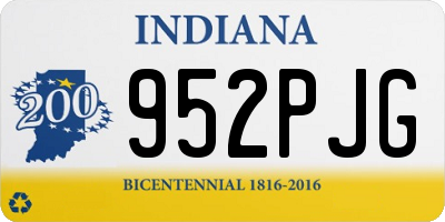 IN license plate 952PJG
