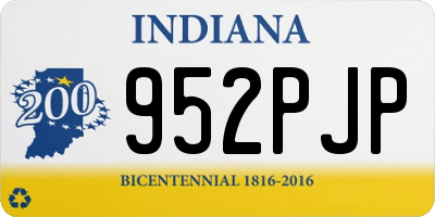 IN license plate 952PJP