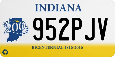 IN license plate 952PJV