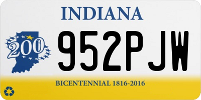IN license plate 952PJW