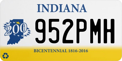 IN license plate 952PMH
