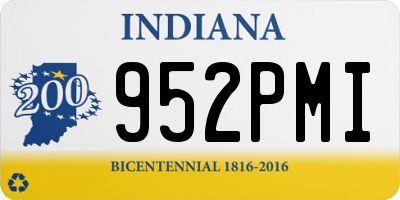 IN license plate 952PMI