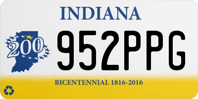 IN license plate 952PPG