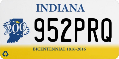 IN license plate 952PRQ