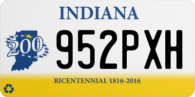 IN license plate 952PXH