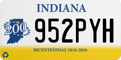 IN license plate 952PYH
