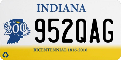 IN license plate 952QAG