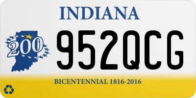 IN license plate 952QCG