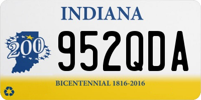IN license plate 952QDA