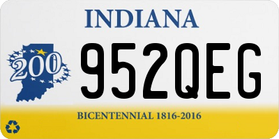IN license plate 952QEG