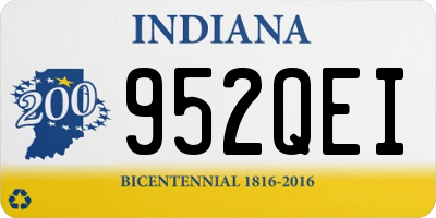 IN license plate 952QEI