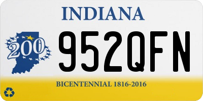 IN license plate 952QFN