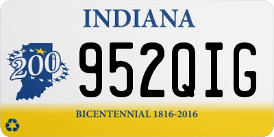 IN license plate 952QIG