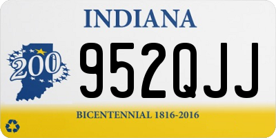 IN license plate 952QJJ