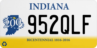 IN license plate 952QLF