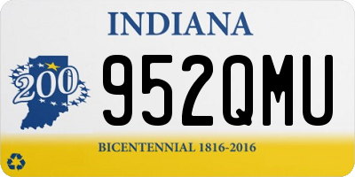 IN license plate 952QMU