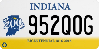 IN license plate 952QOG