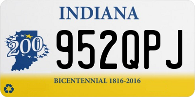 IN license plate 952QPJ
