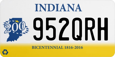 IN license plate 952QRH