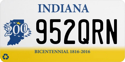 IN license plate 952QRN