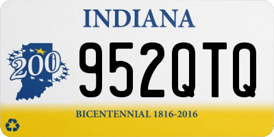 IN license plate 952QTQ
