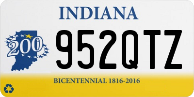 IN license plate 952QTZ