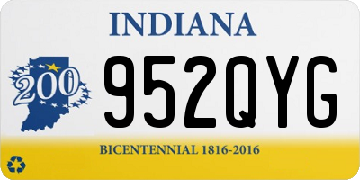 IN license plate 952QYG