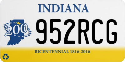 IN license plate 952RCG